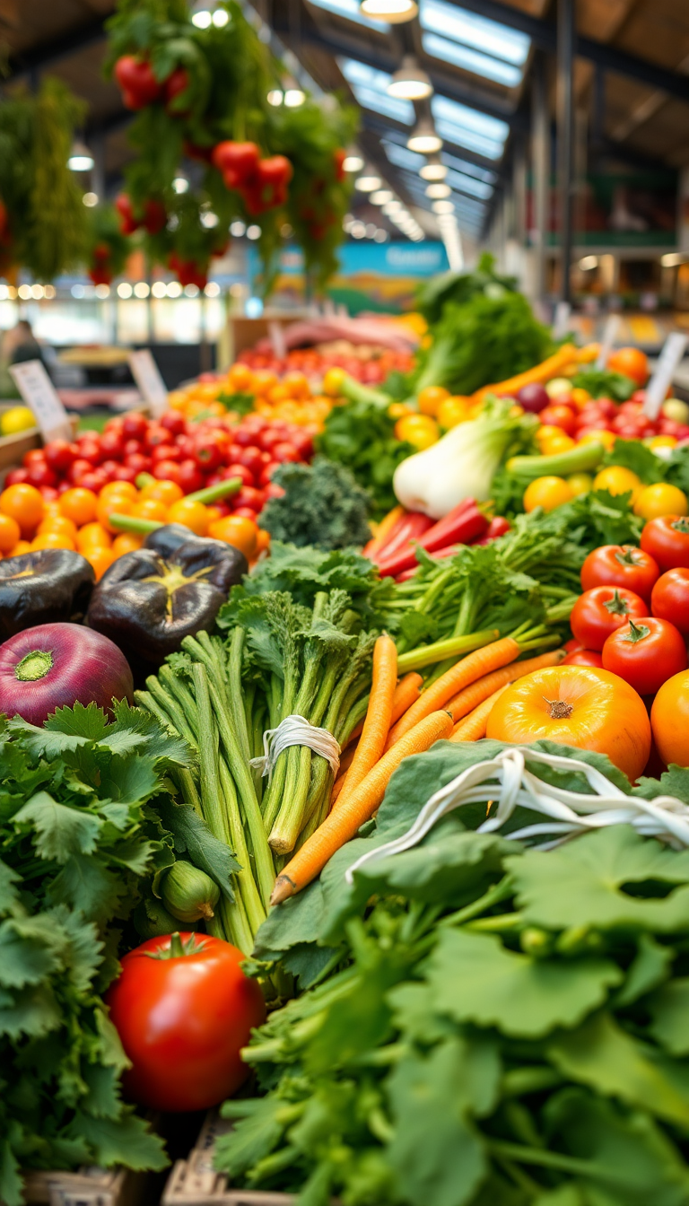 Solar Farmers Produce Vegetables Photorealistic Wallpaper