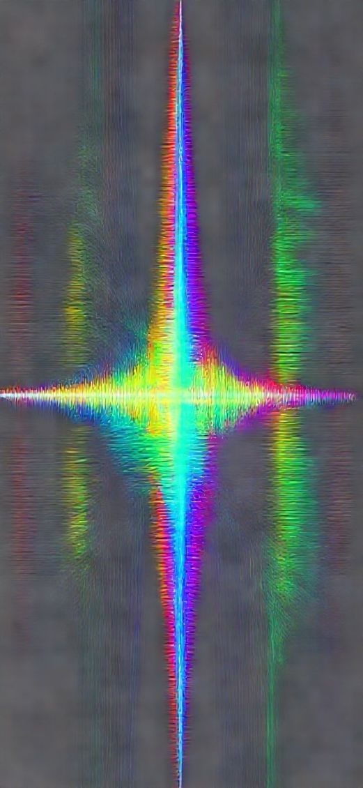 Abstract Intense Sound Waves Visualized Wallpaper