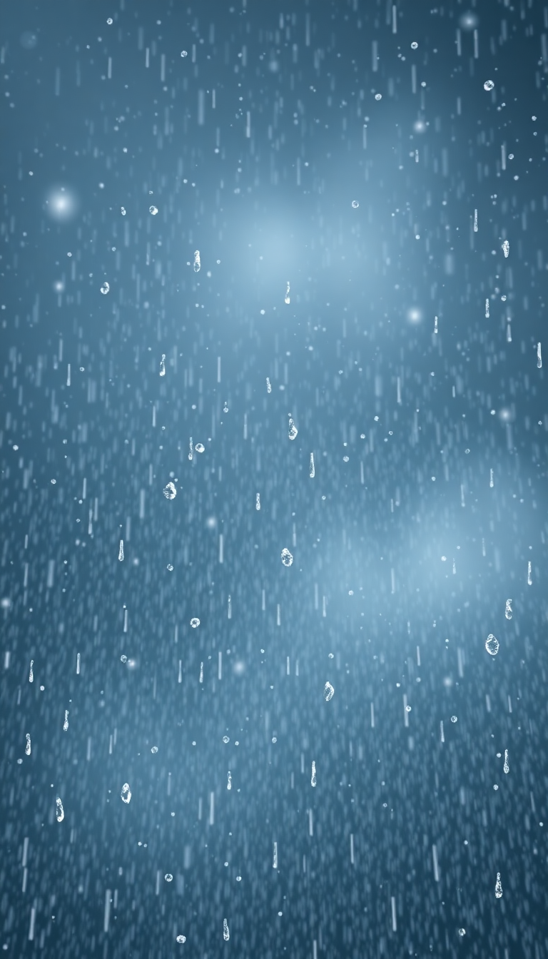 Photorealistic Retro Dramatic Ice Falling Wallpaper