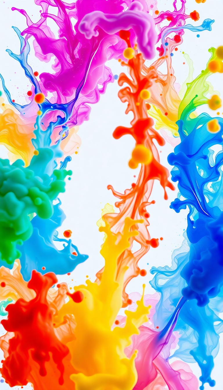 Digital art Dynamic Explosion In Water Wallpaper