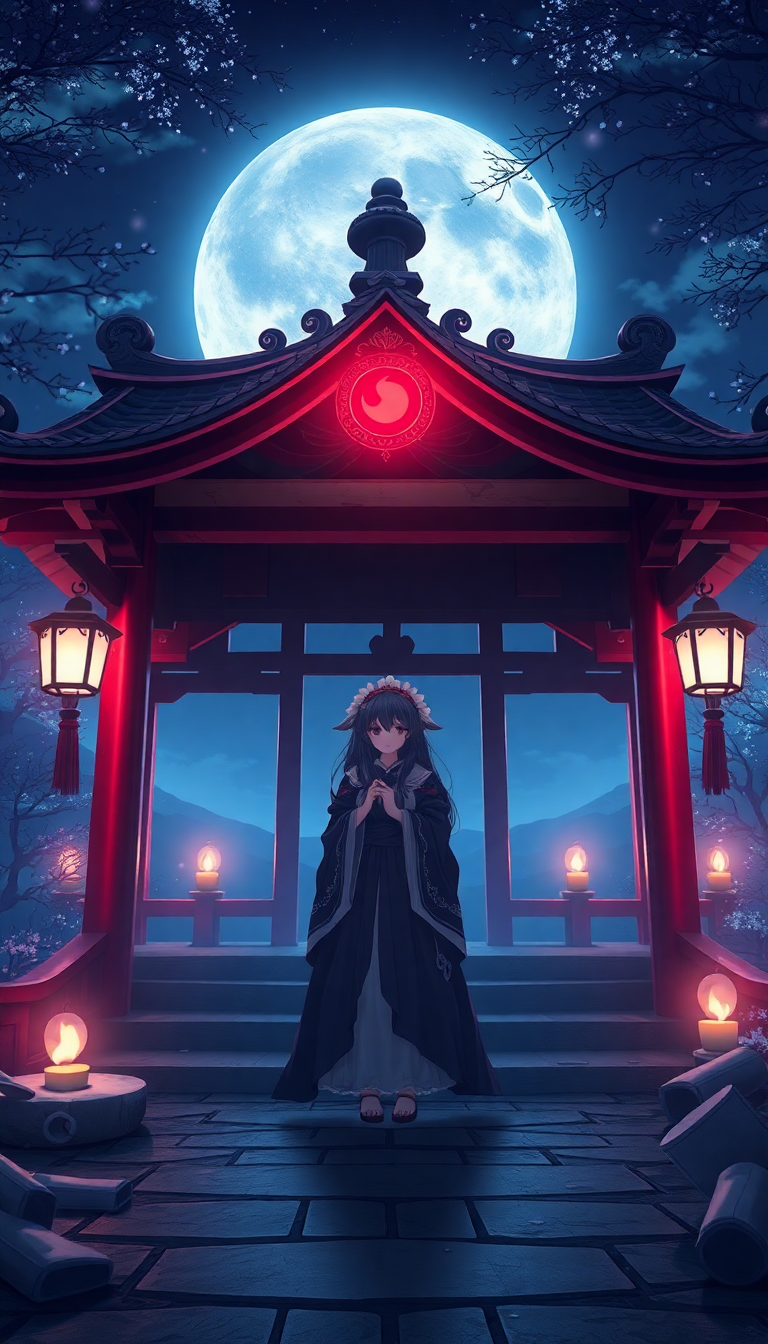 Frozen Shrine Maiden Anime Mystical Anime Wallpaper