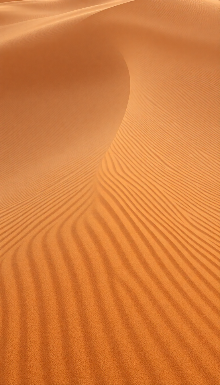 Tranquil Whimsical Sand Dune Ripples Wallpaper