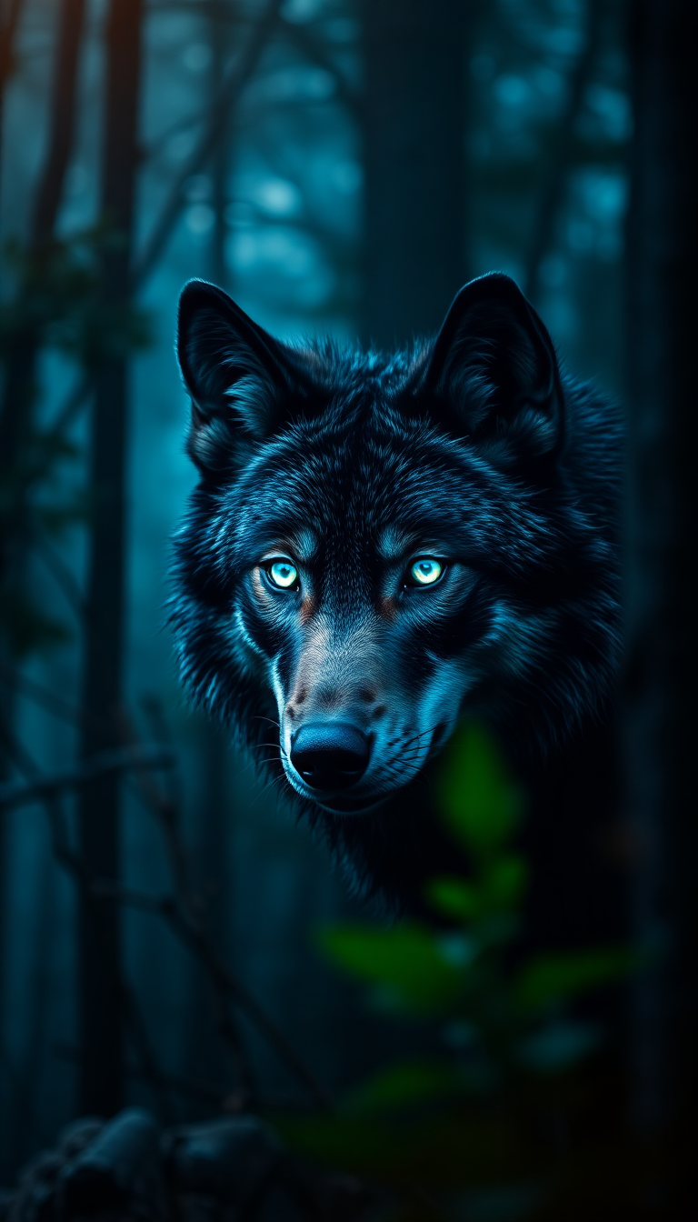 Wolf Eyes Glowing Opulent HD Wallpaper