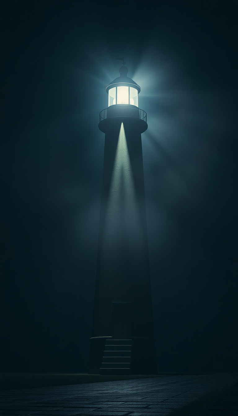Smooth Ancient Old Lighthouse Beam Wallpaper