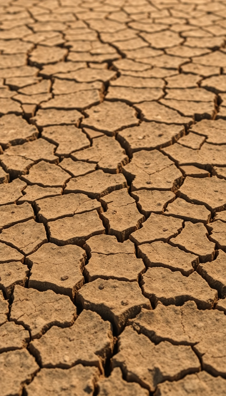 Wild Earth Drought Pattern Texture Abstract Wallpaper