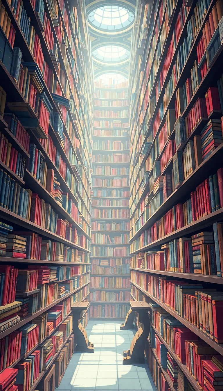 Pure Alluring Magical Library Infinite Wallpaper