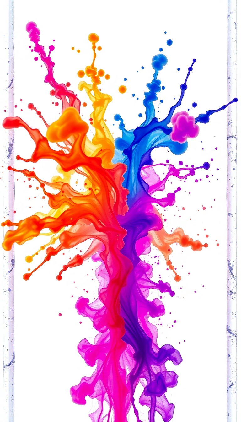 Water Freeze Frame Colorful Abstract HD Wallpaper