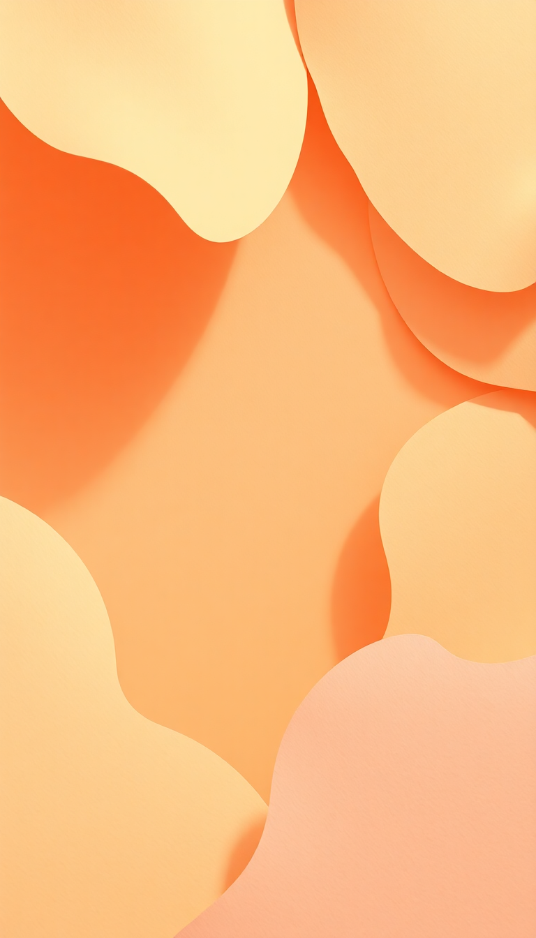 Infinite Paper Layers Depth Pastel Minimalist Wallpaper