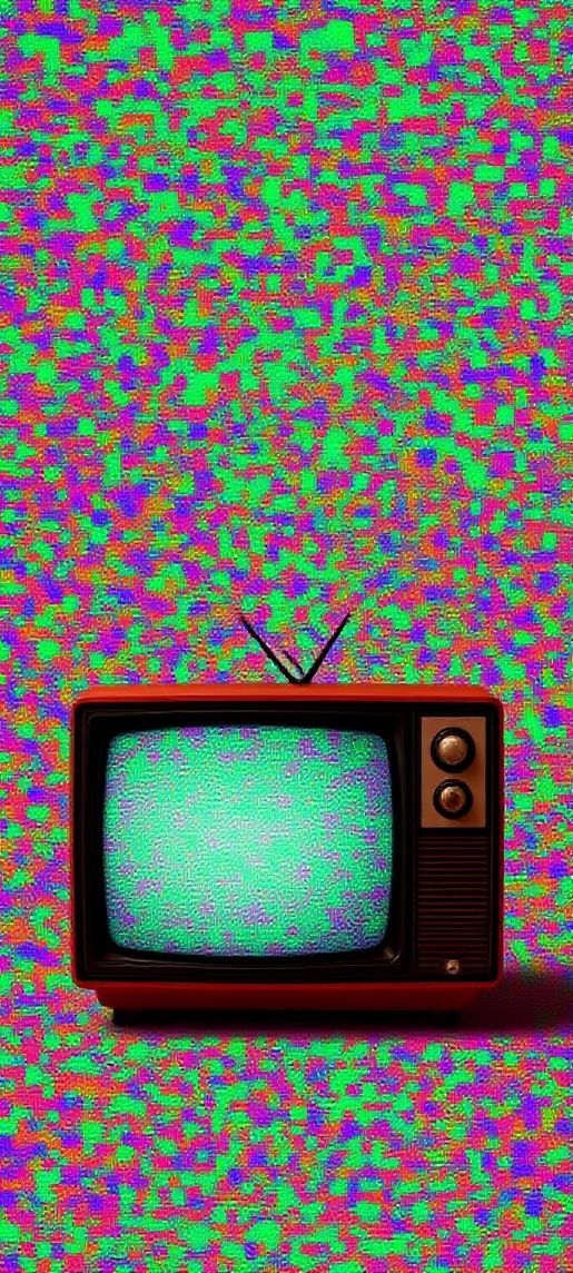Television Static Colorful Noise Abstract Elite Wallpaper