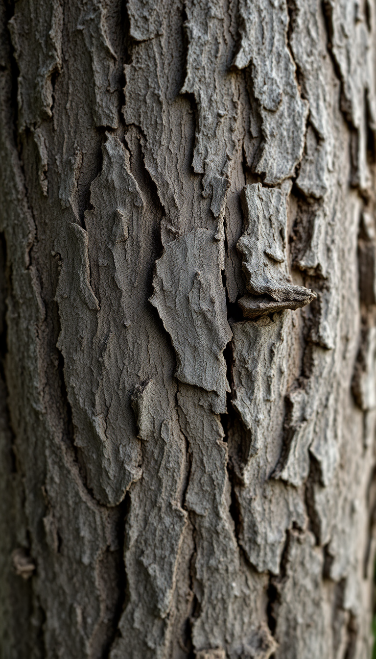 Sacred Pristine Tree Bark Texture Wallpaper