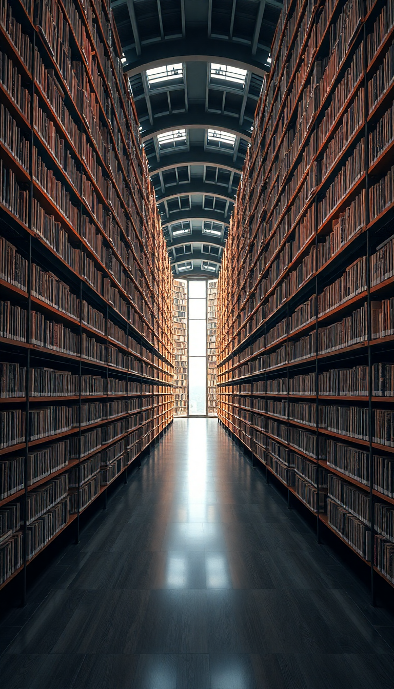 Infinite Library Impossible Architecture Books Forever Digital art Super Wallpaper