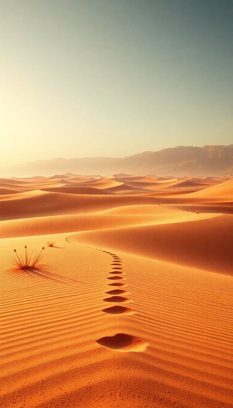 Heat Shimmer Desert Icy HD Wallpaper