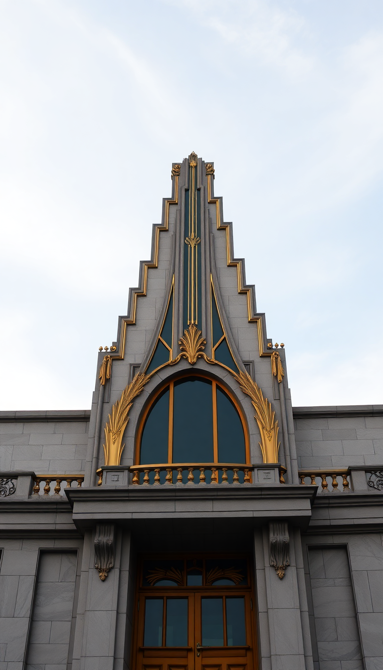 Art Deco Building Magnetic HD Wallpaper