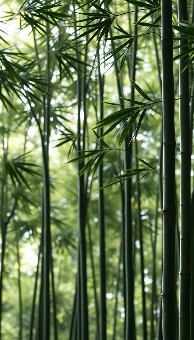 Bamboo Grove Swaying Pure HD Wallpaper