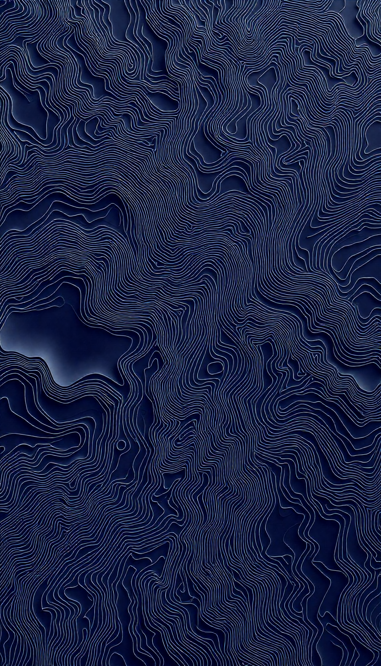 Majestic Topographic Flowing Map Minimalist Wallpaper