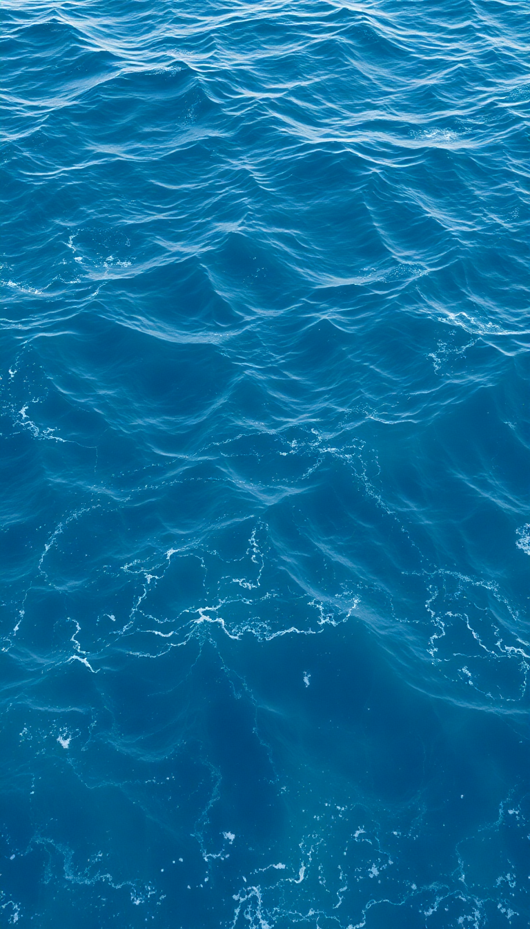 Raw Minimalist Ocean Waves Aerial Wallpaper