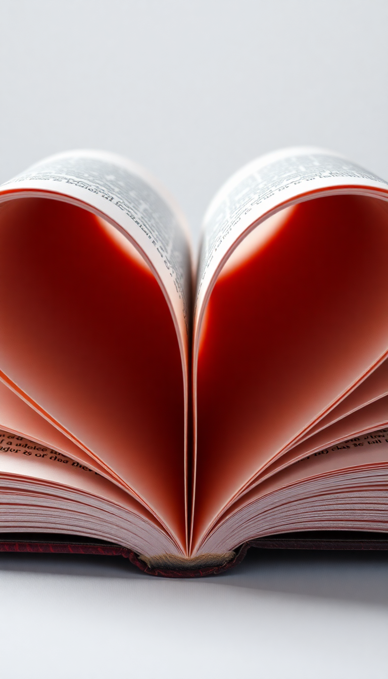 Aesthetic Gothic Pages Heart Shape Wallpaper