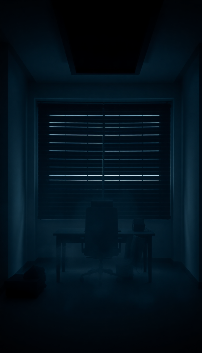 Gentle Noir Office Shadows Aesthetic Wallpaper