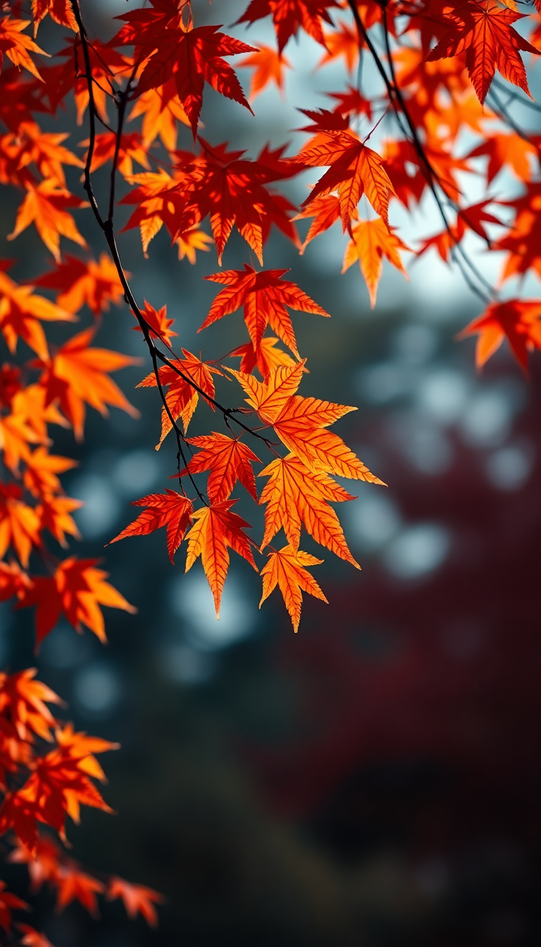 Rustic Sonic Autumn Leaves Falling Wallpaper