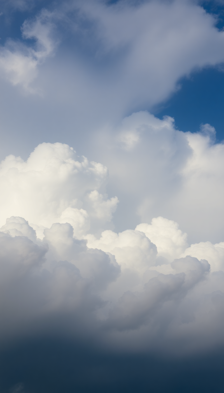 Bold Sky Bubble Dramatic Clouds Photorealistic Wallpaper