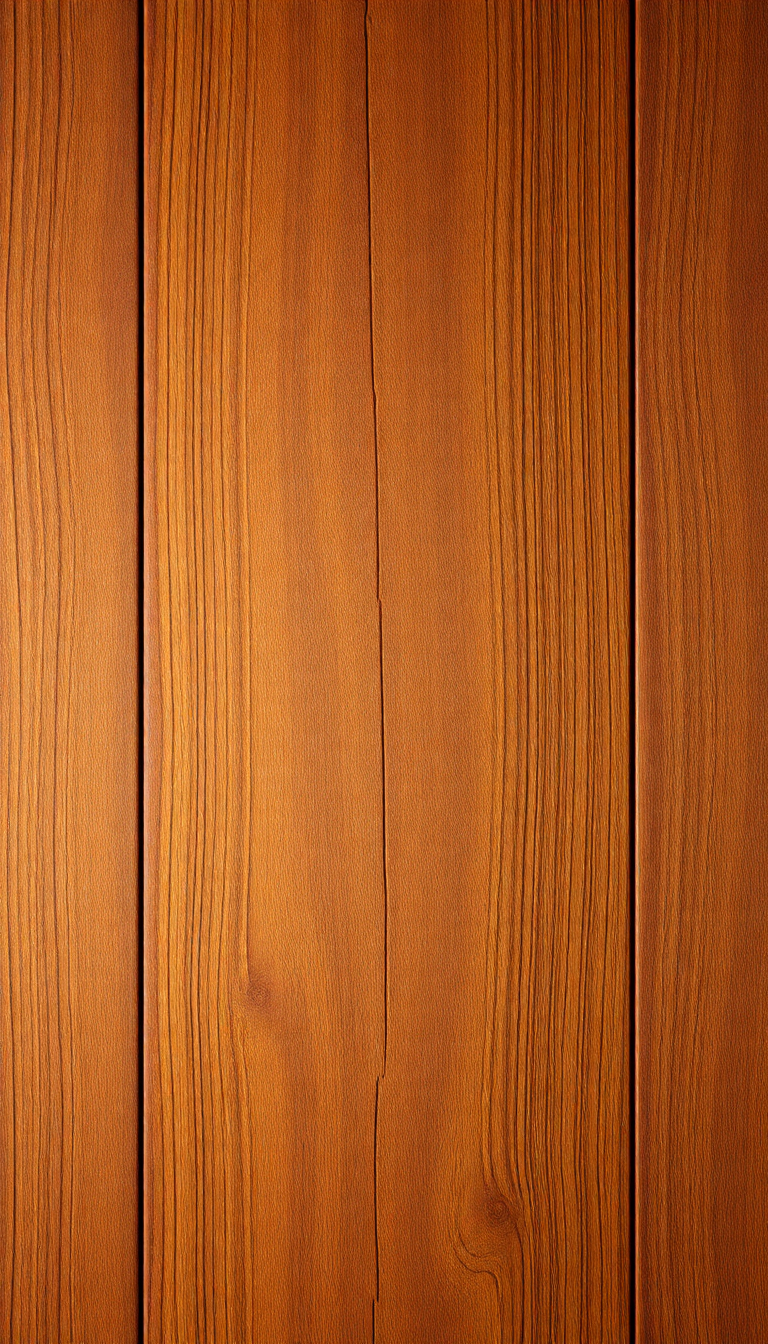 Wood Grain Polished Texture Warm Tones Photorealistic Mini Wallpaper