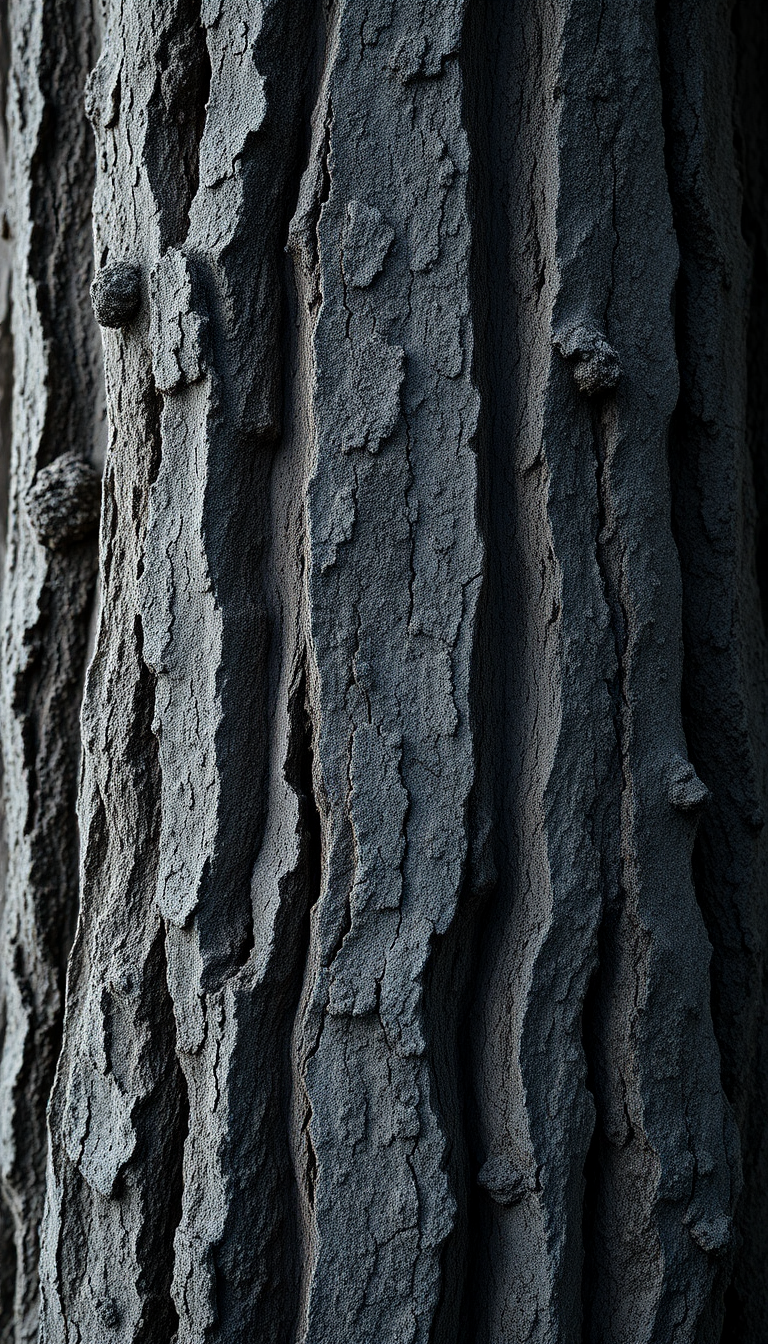 Tree Bark Texture Macro Lines Photorealistic Wallpaper