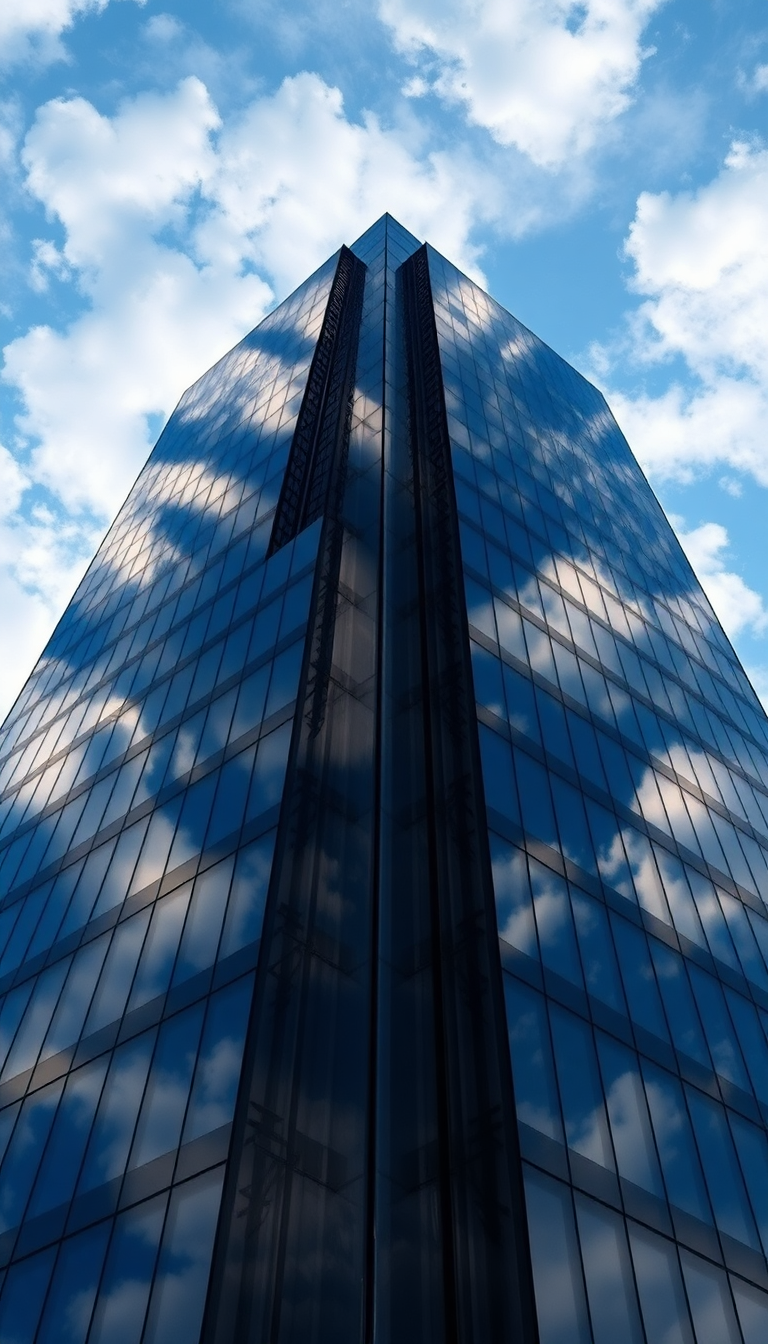 Gentle Solar Glass Skyscraper Reflections Wallpaper