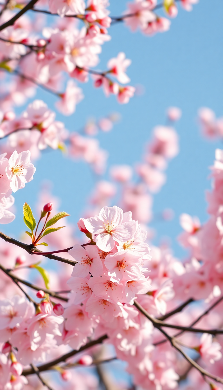 Spring Cherry Blossoms Japan Peak Bloom Photorealistic Plus Wallpaper