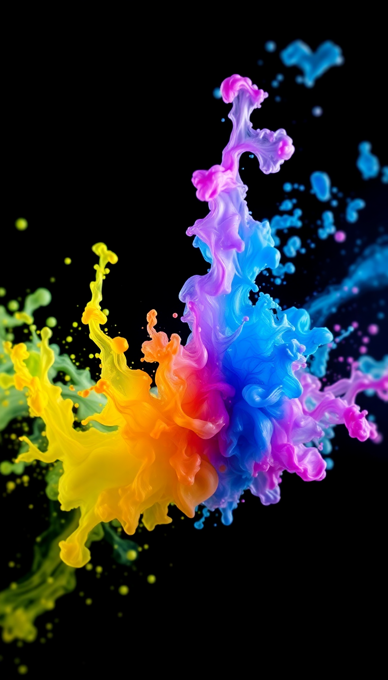 Ink Explosion In Beautiful HD Wallpaper