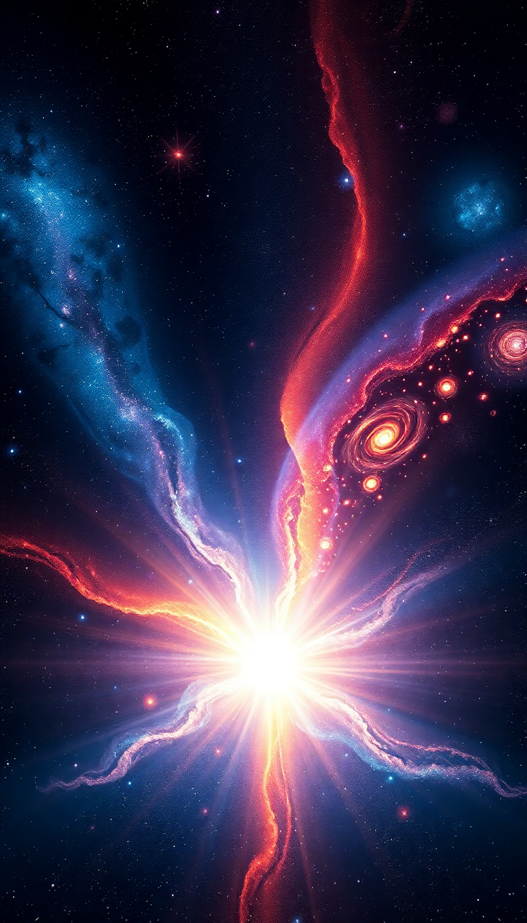 Classic Creating New Stars Cosmic Explosion Wallpaper