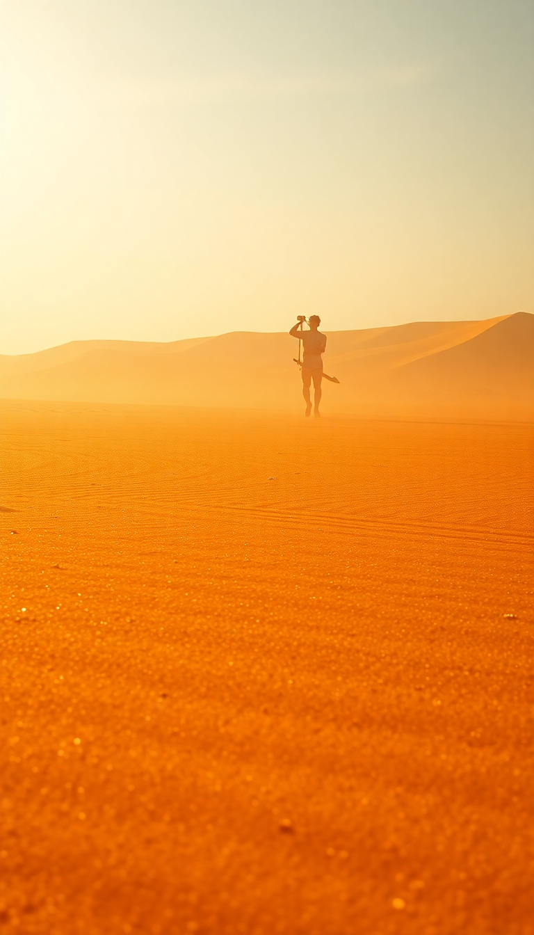 Desert Mirage Hot Summer Nature HQ Wallpaper