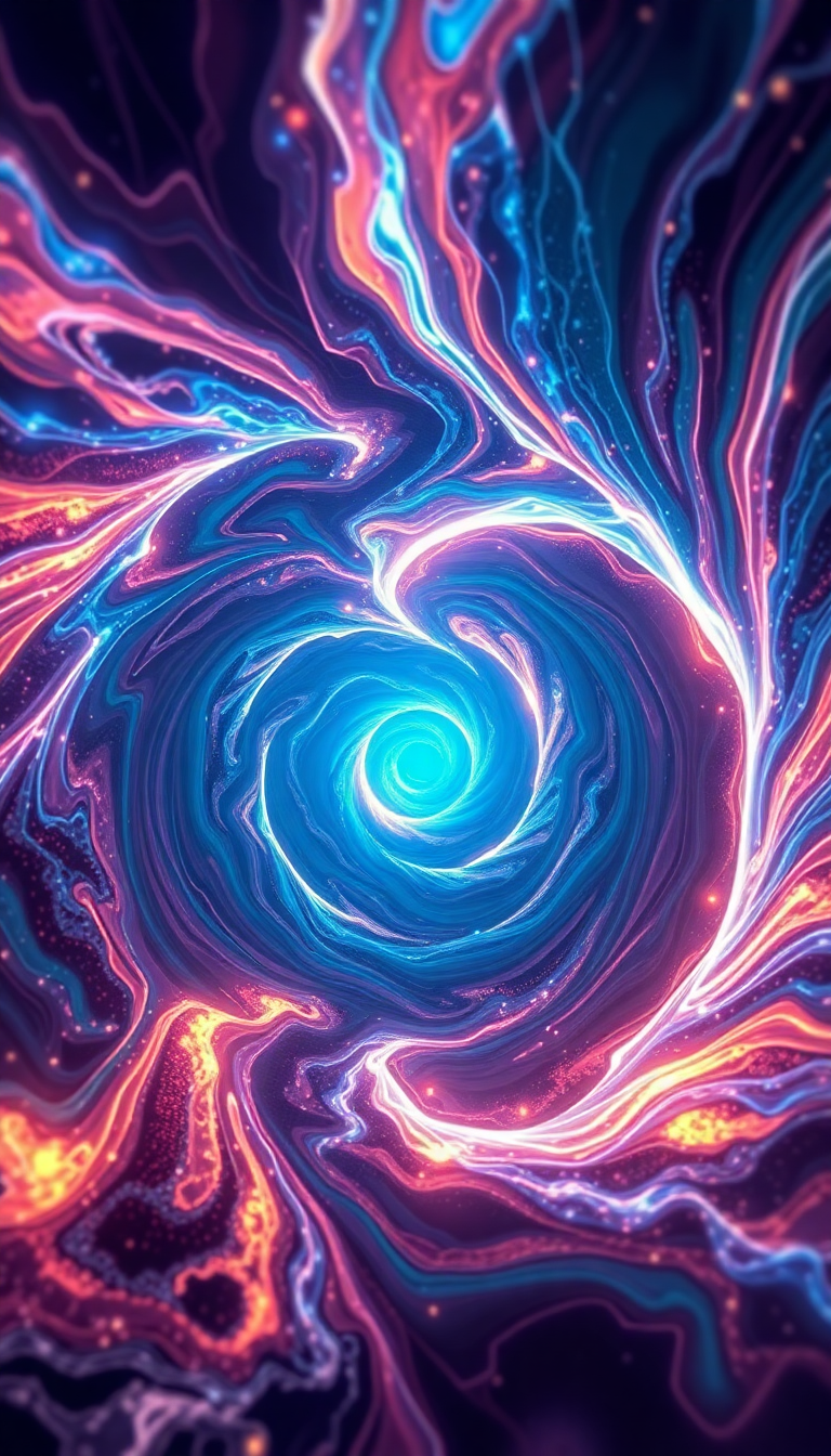Portal Swirling Energy Gateway Space Prime Wallpaper