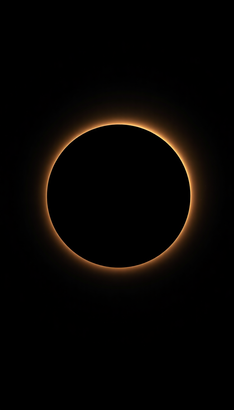 Photorealistic Exquisite Moment Totality Corona Wallpaper