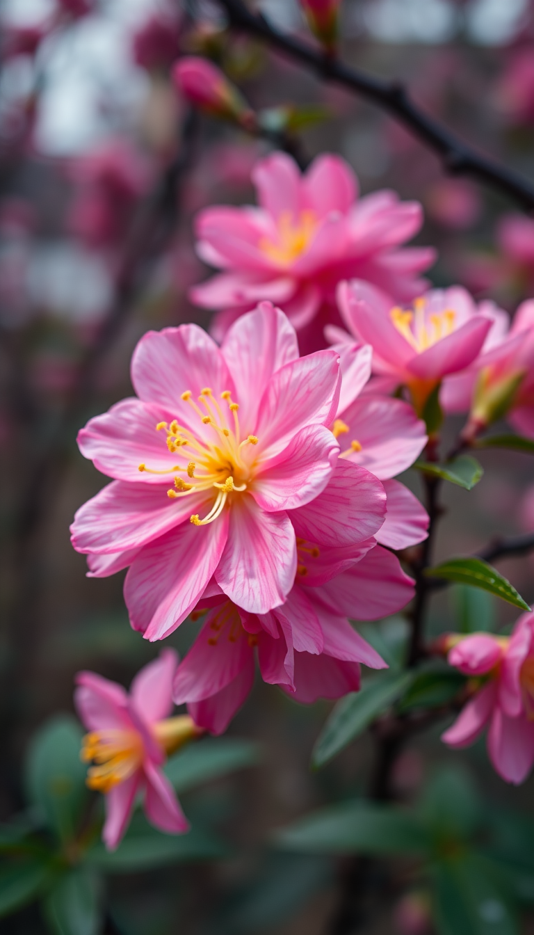 Dreamy Spring Flower Time Effect Aesthetic Wallpaper