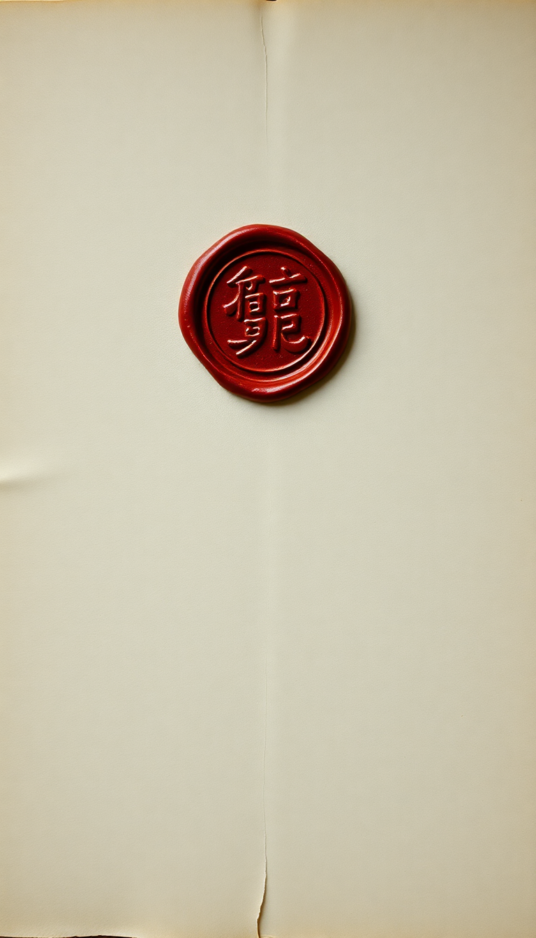 Handwritten Letter Wax Seal Vintage Aesthetic Wallpaper