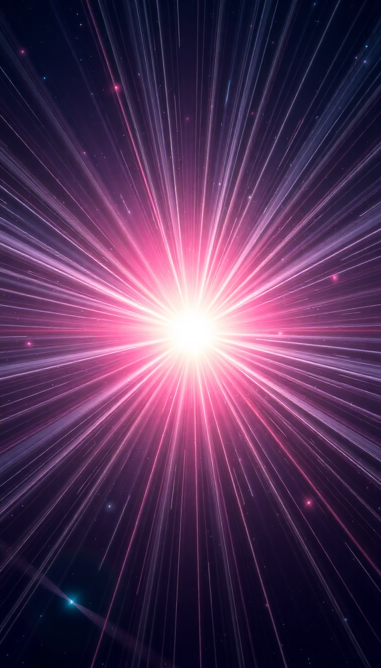 Elegant Molten Pulsar Star Emitting Wallpaper