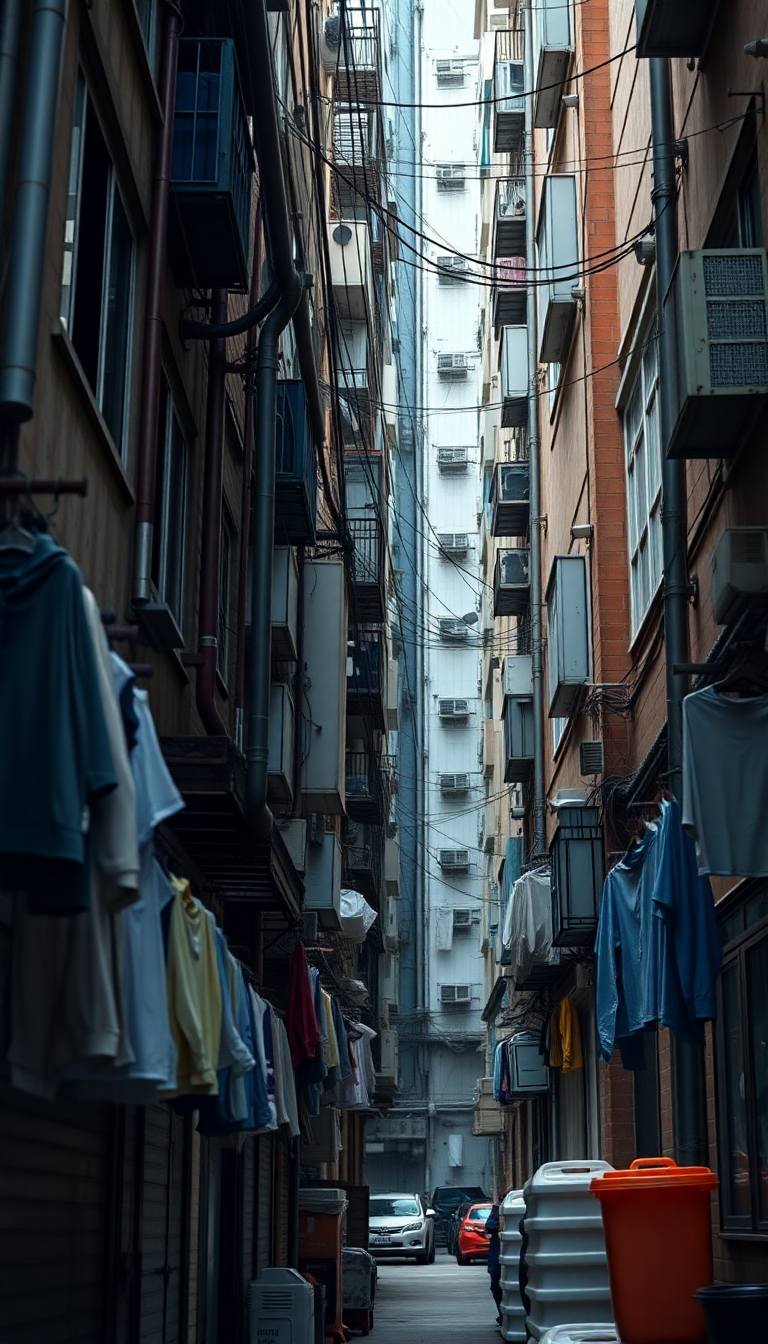 Cyberpunk Sharp Hong Kong Density Wallpaper