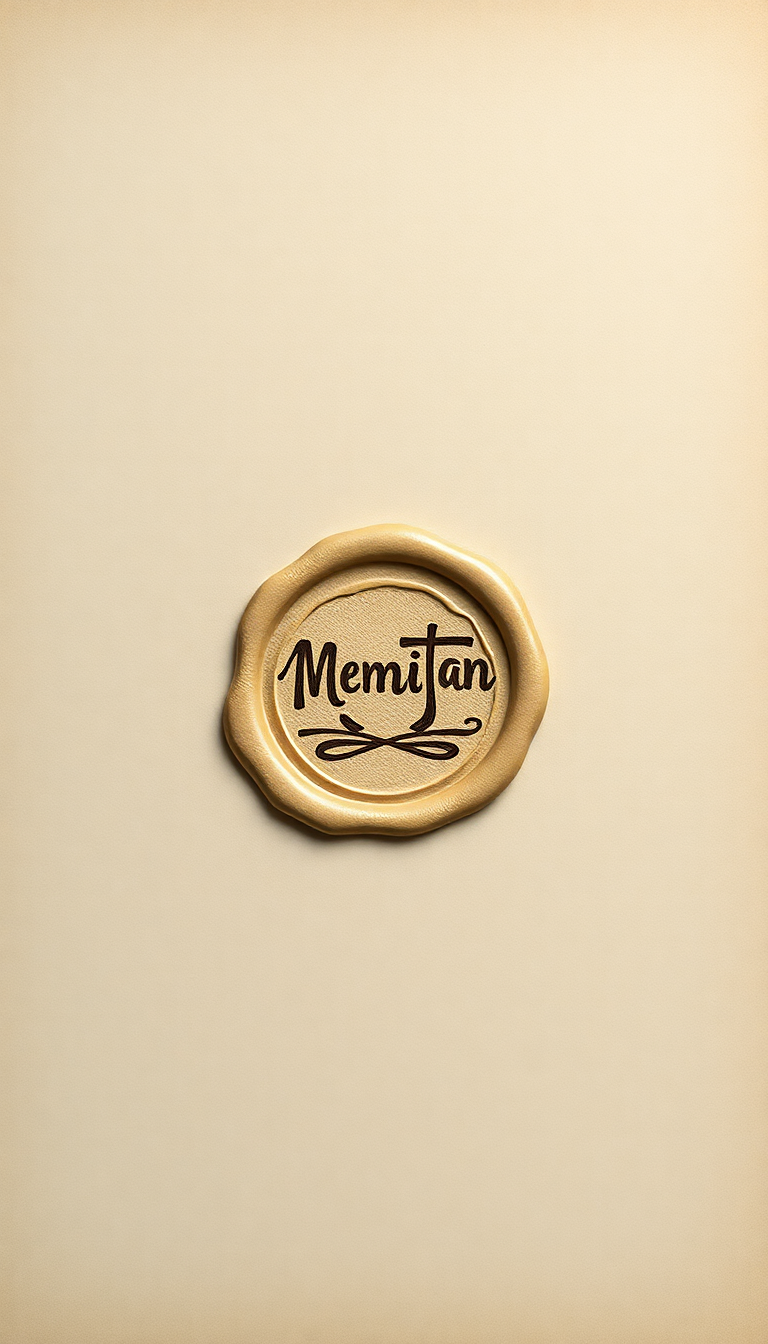 Exquisite Vintage Seal Wax Letter Aesthetic Wallpaper