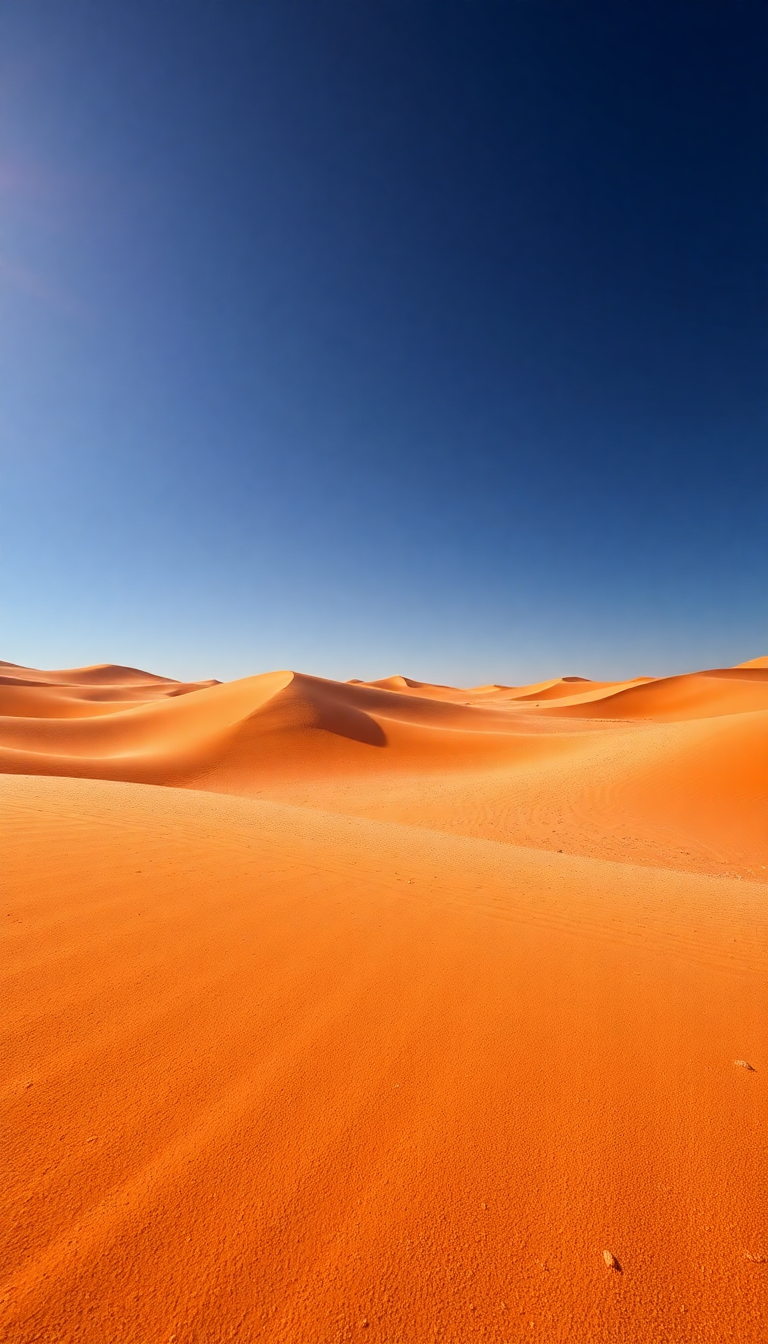Zen Shimmer Desert Mirage Hot Photorealistic Wallpaper