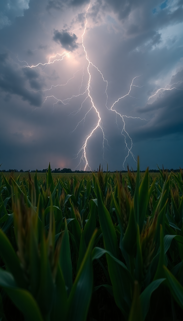 Summer Thunderstorm Lightning Eastern HD Wallpaper