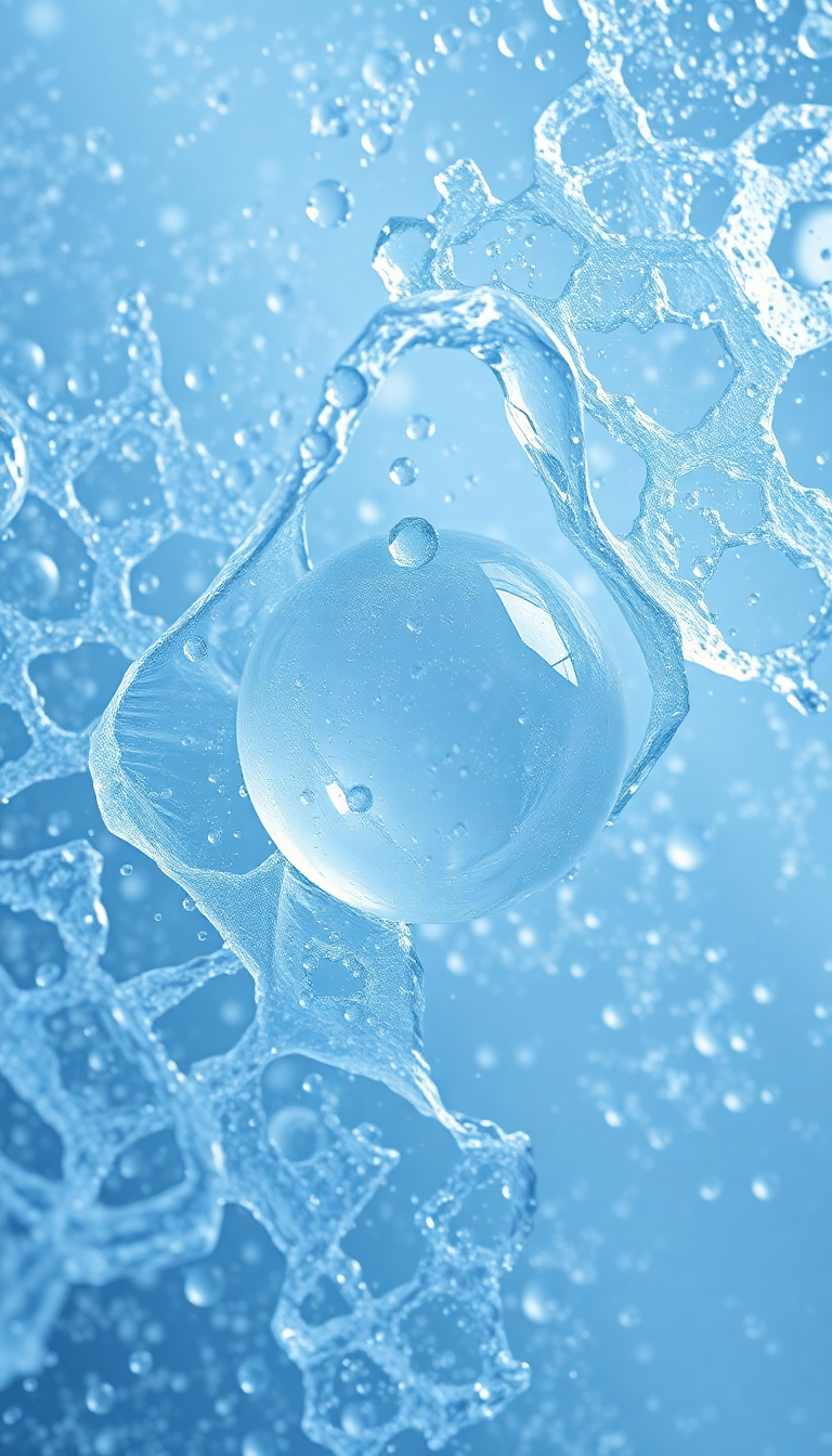 Soft Trapped Bubbles Frozen Texture Photorealistic Wallpaper