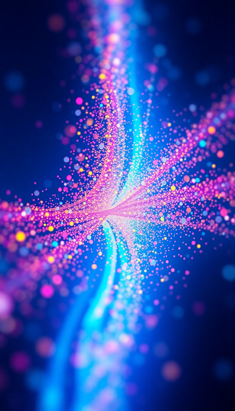 Generative Art Flowing Dusky HD Wallpaper