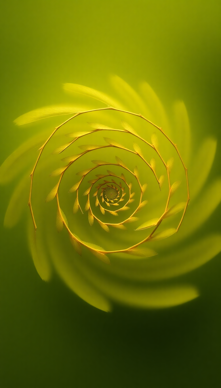 Abstract Golden Fibonacci Spiral Golden Wallpaper