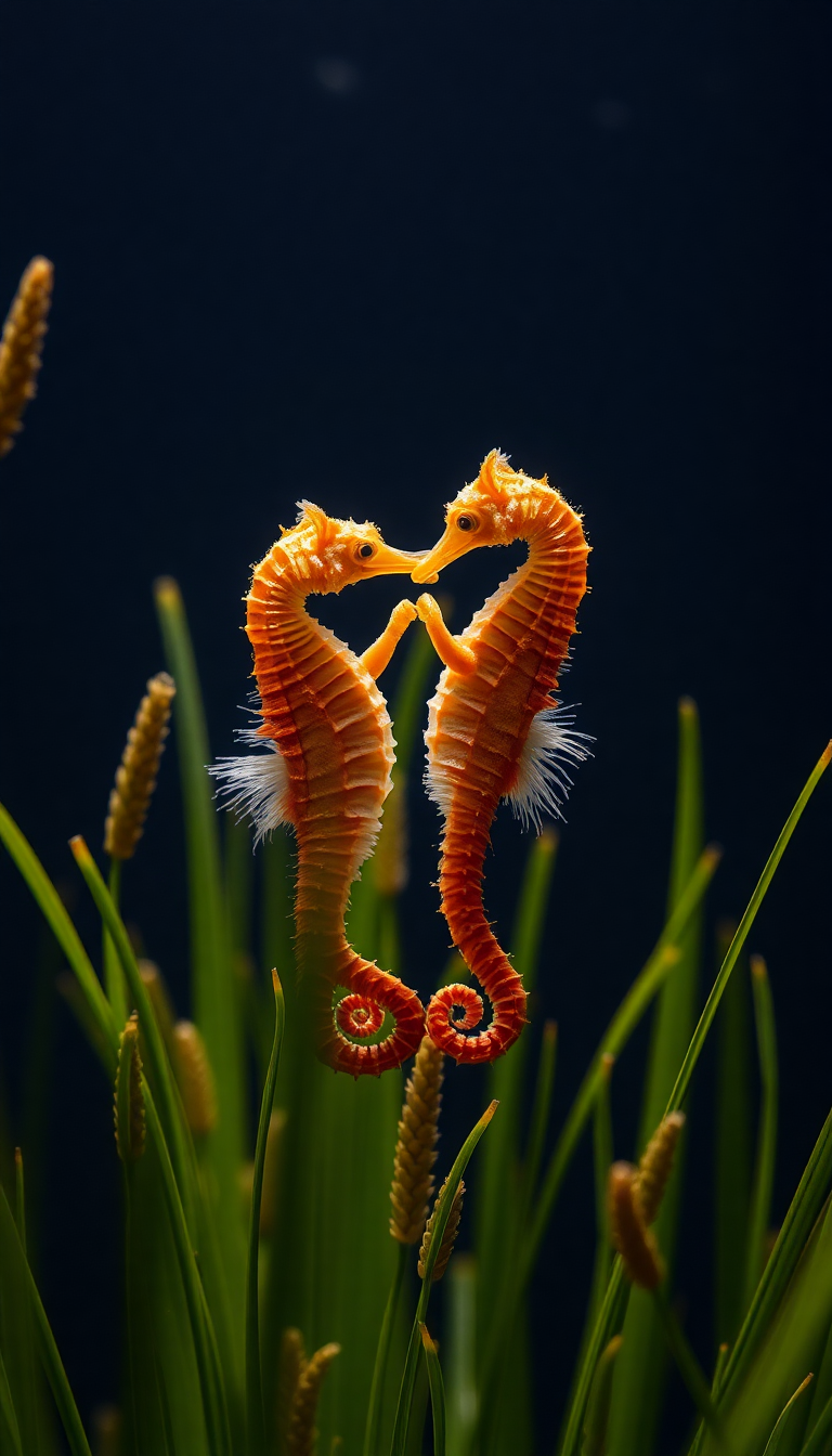 Couple Dancing Seagrass Magical Nature HQ Wallpaper