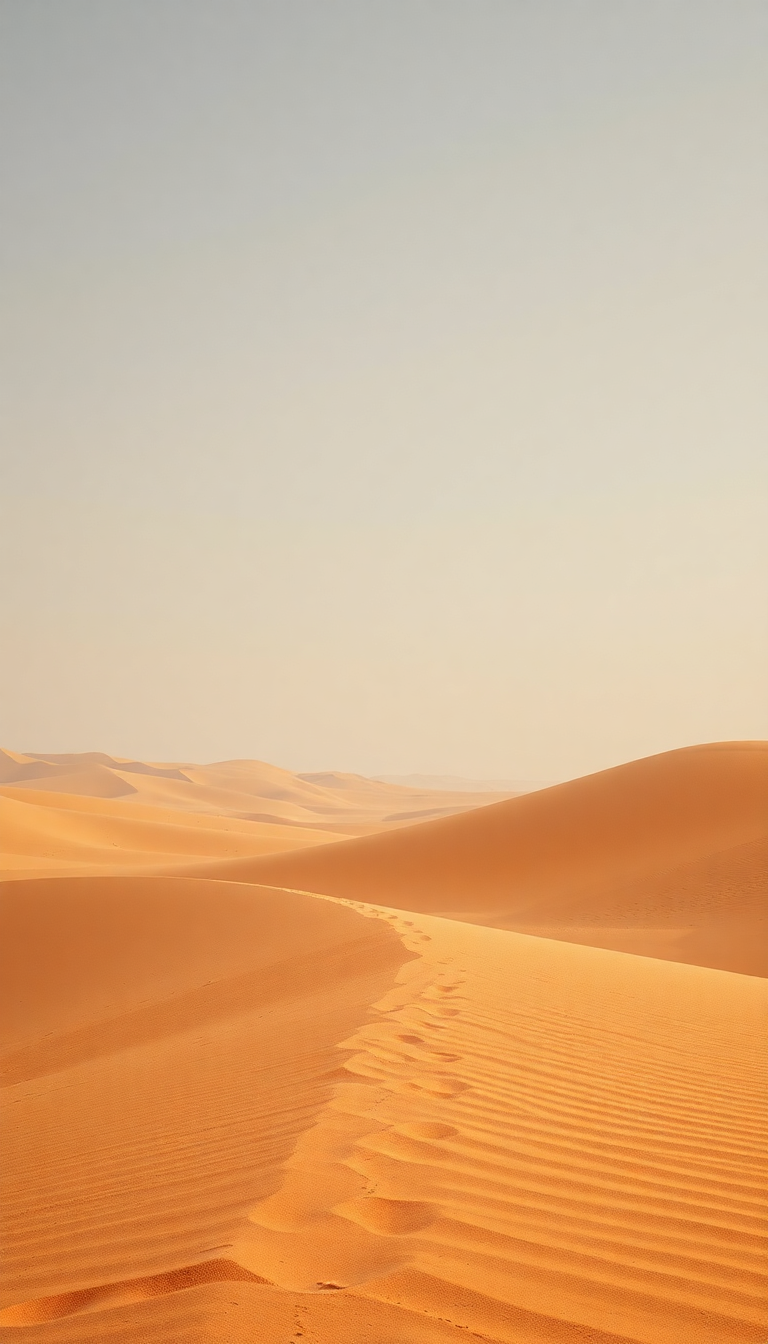 Heat Shimmer Desert Mirage Hot Photorealistic Wallpaper