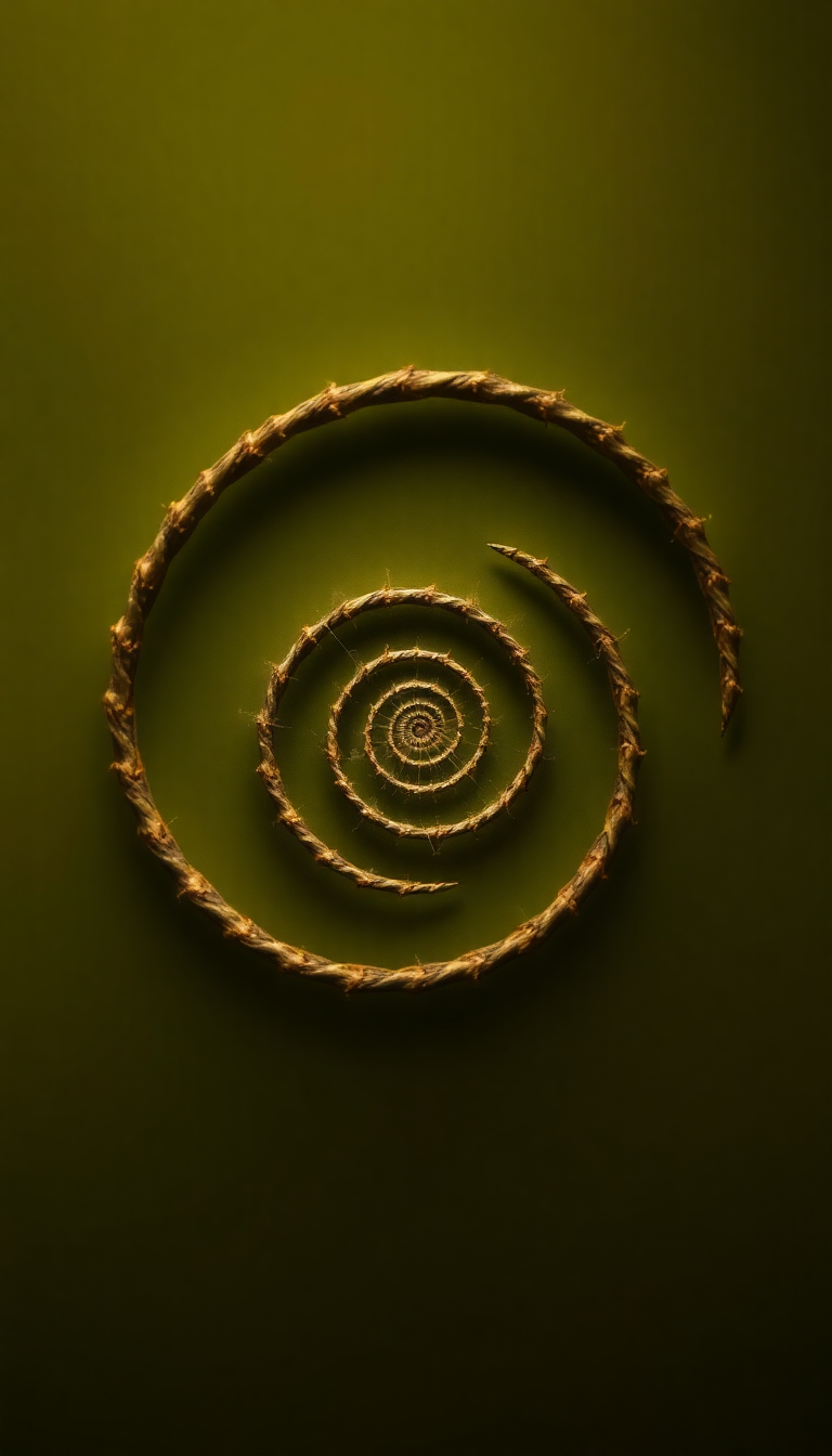 Fibonacci Spiral Golden Ratio Nature Minimalist Wallpaper