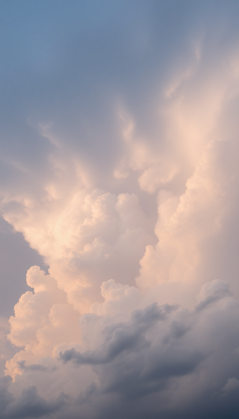 Photorealistic Eternal Clouds Dramatic Bubble Wallpaper