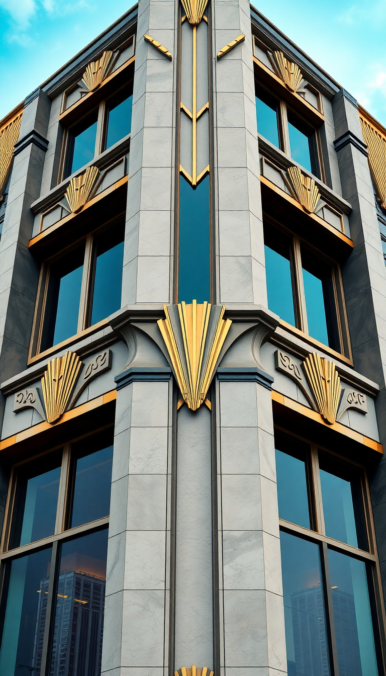 Ancient Beautiful Art Deco Building Wallpaper