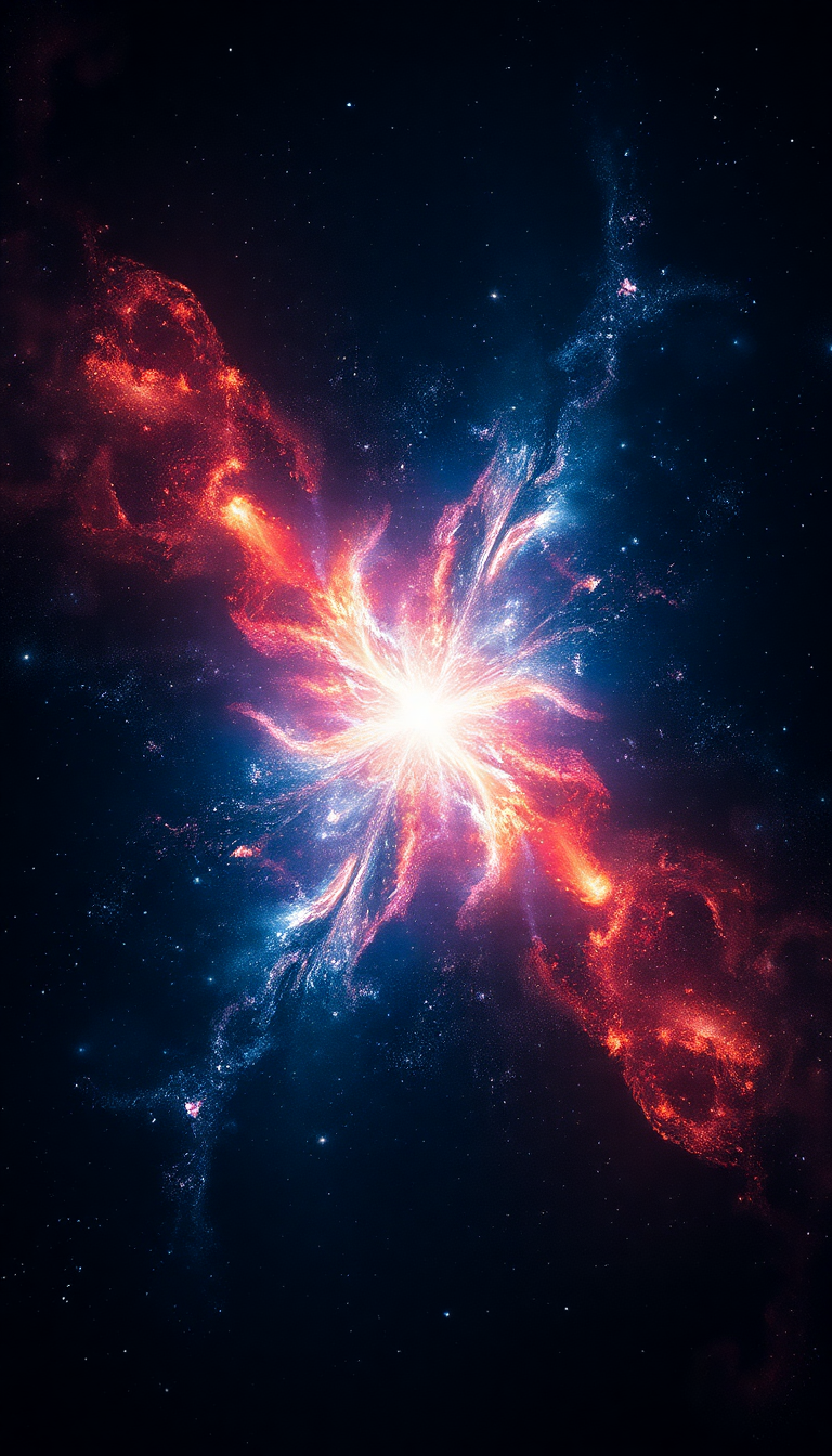 New Stars Cosmic Explosion Space Mini Wallpaper
