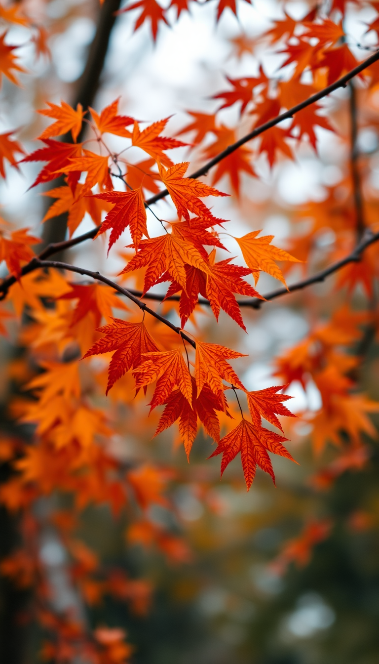 Autumn Leaves Falling Tropical HD Wallpaper